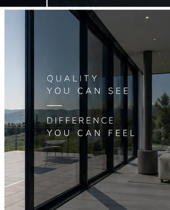 Window film quality illustration