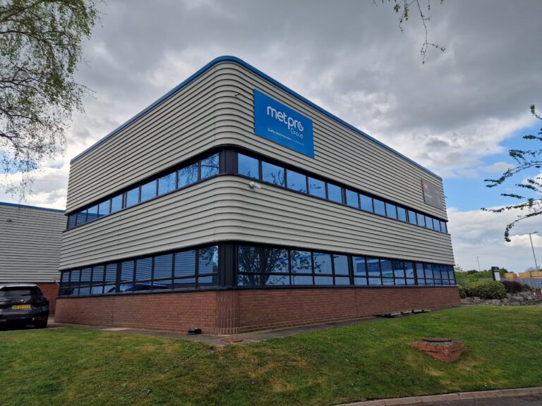 Commercial window film at Metpro Group offices